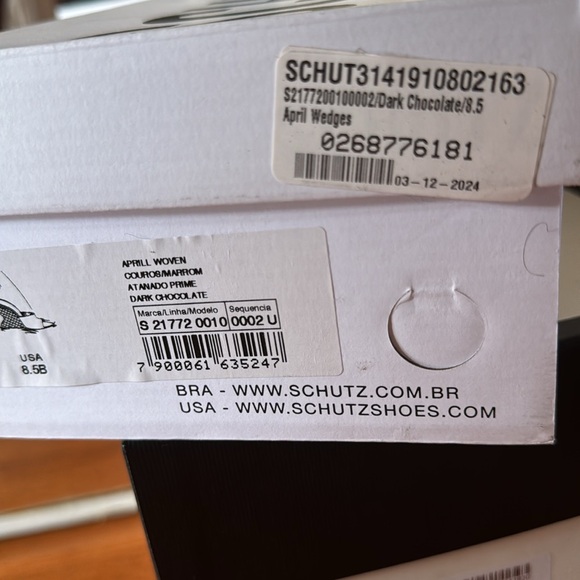 BNIB SCHUTZ chocolate brown mules size 8.5 - Picture 5 of 5